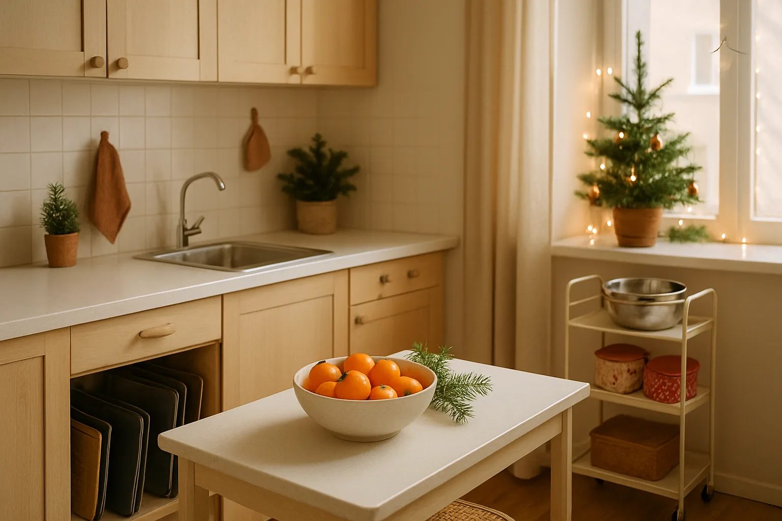 Christmas Kitchen Organization Ideas for Small Homes