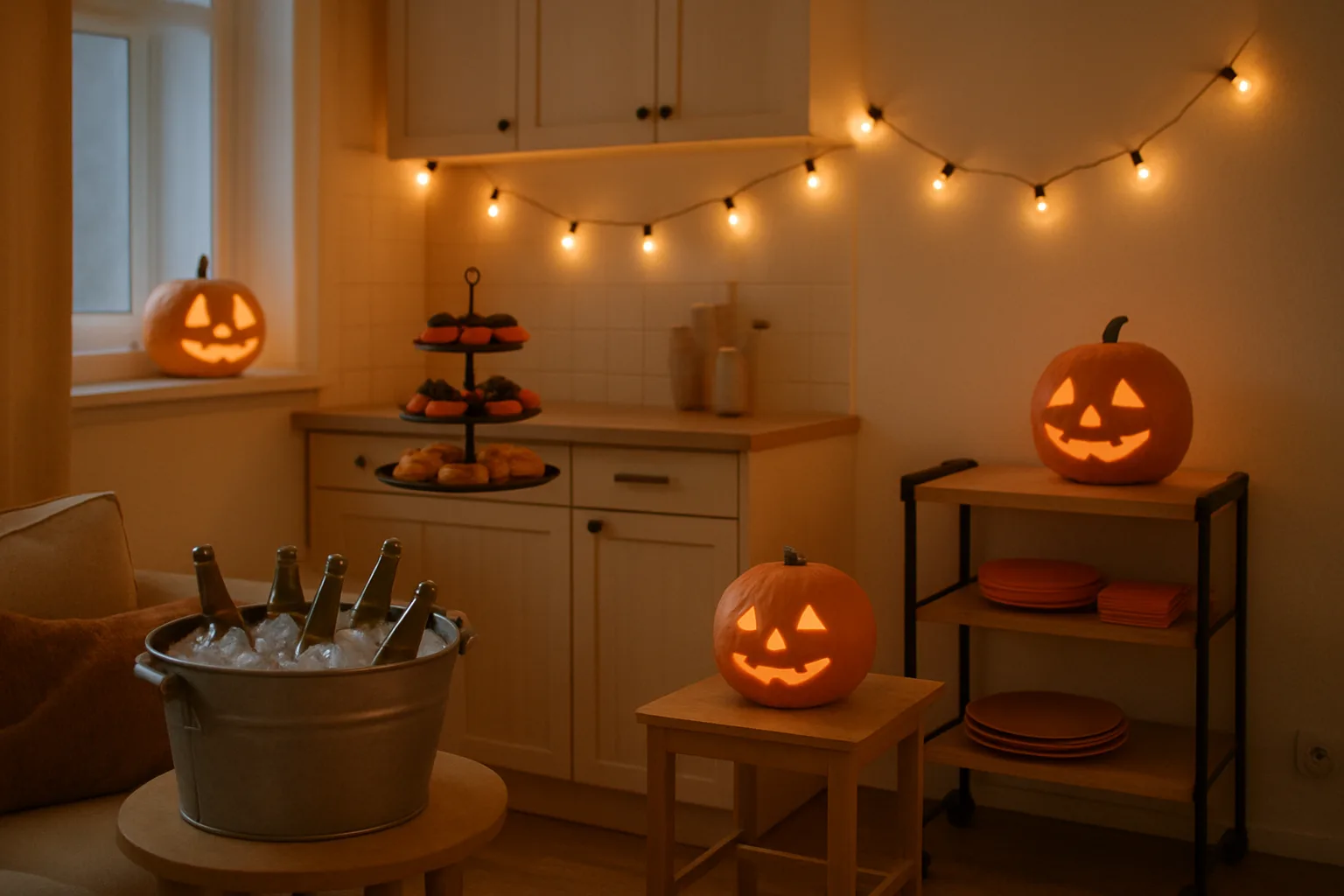 Halloween Party Organization for a Small Kitchen: What Helps