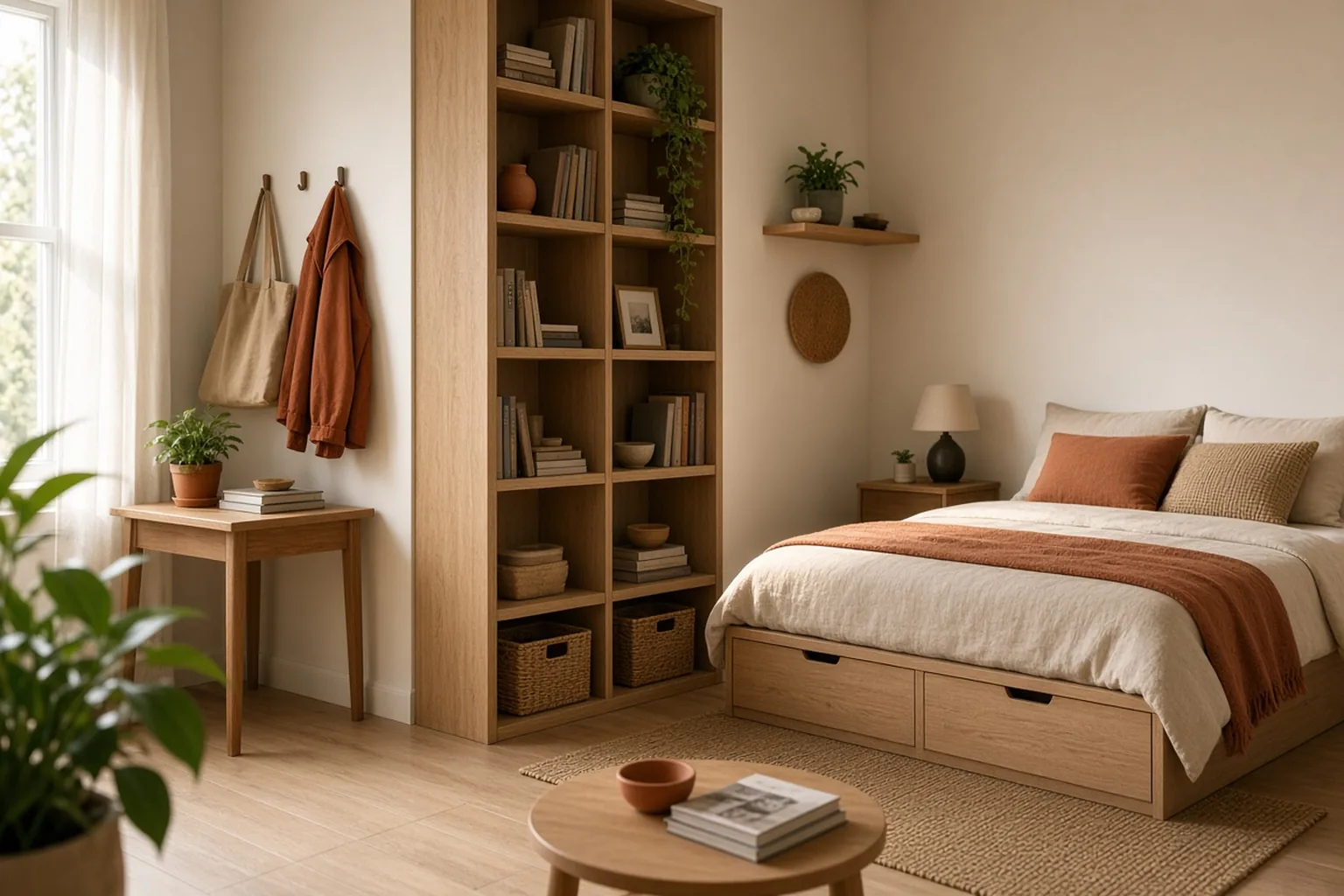 How to Create Storage in a Studio Apartment