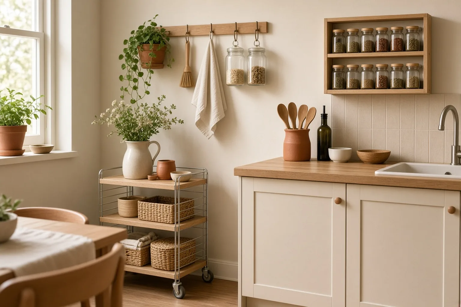 How to Organize a Small Apartment Kitchen