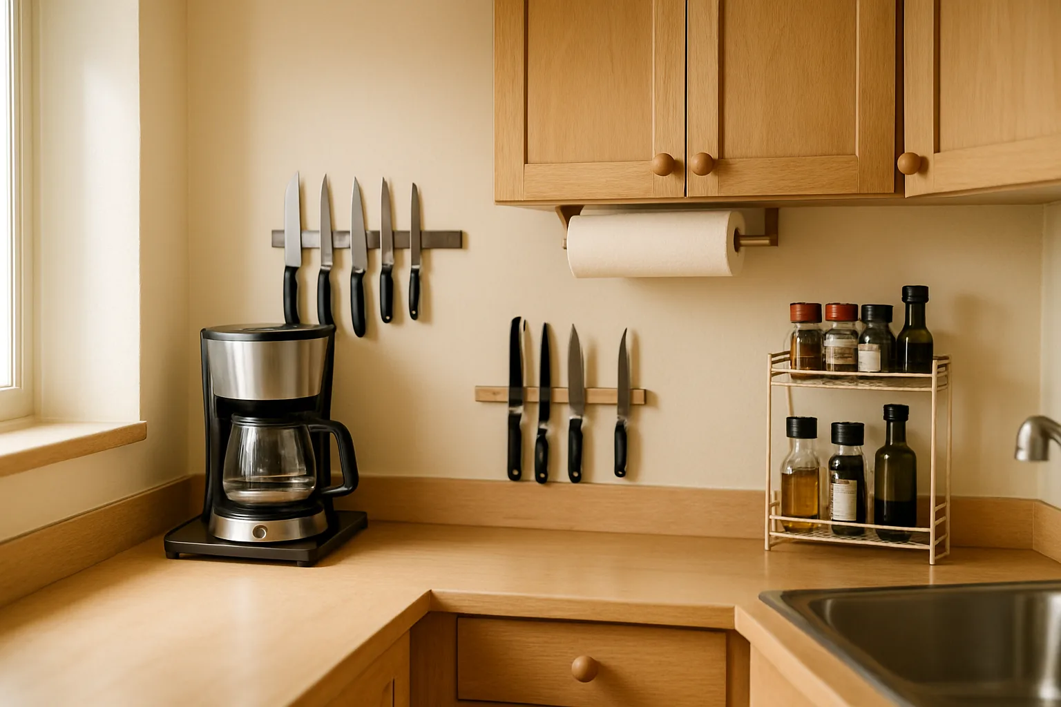 How to Declutter Kitchen Countertops (and Where the Appliances Go)