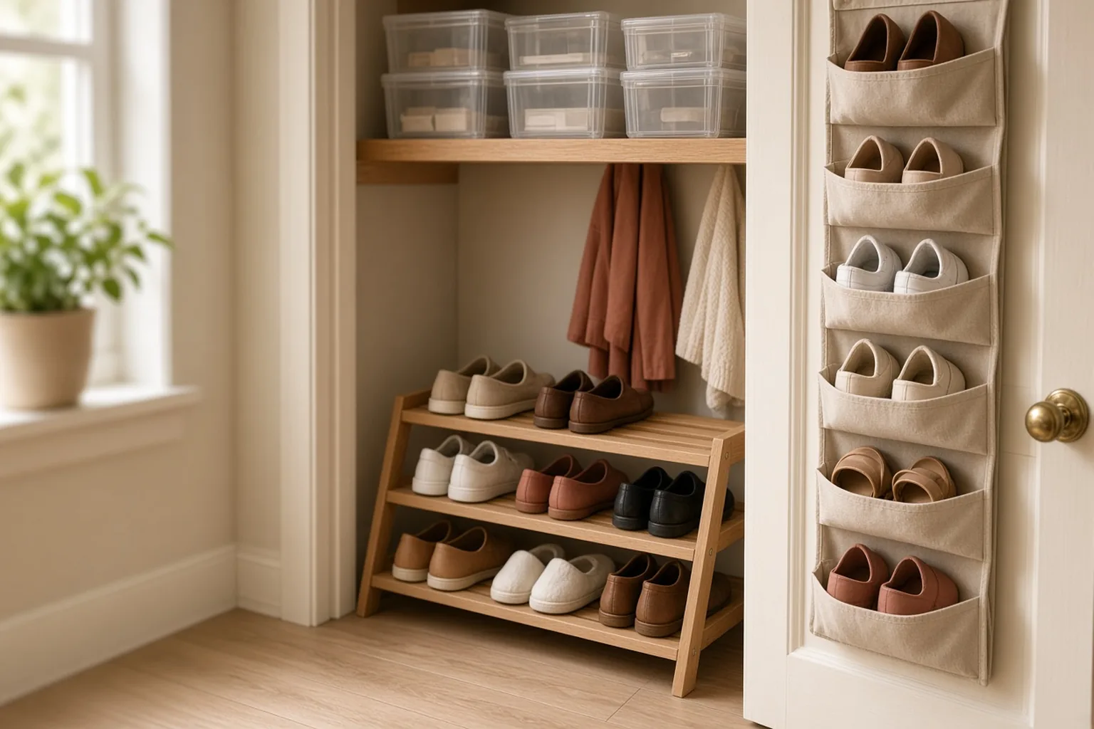 Shoe Storage Solutions for Small Closets