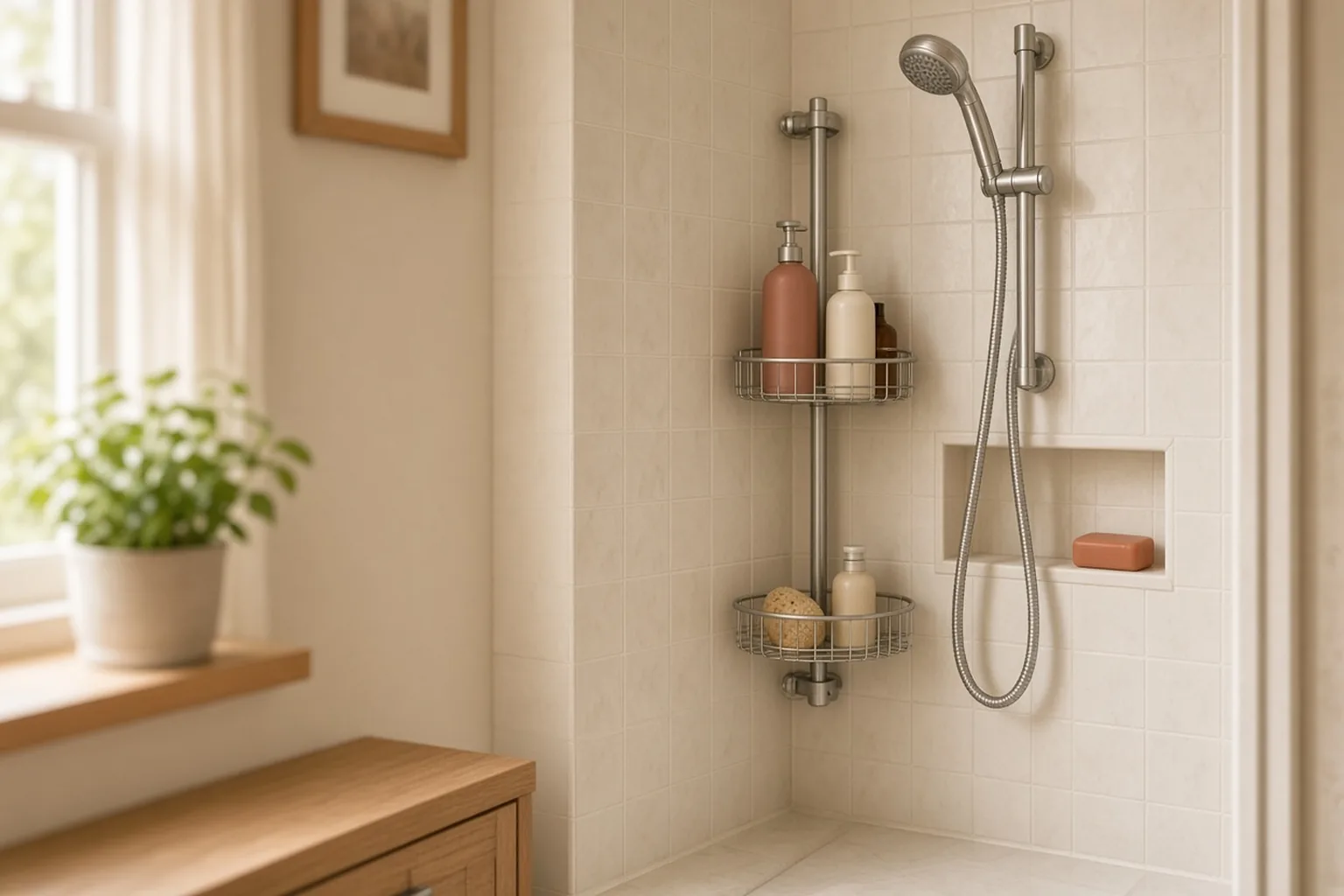 Shower Caddy Types Compared: Tension Pole vs Suction vs Hanging