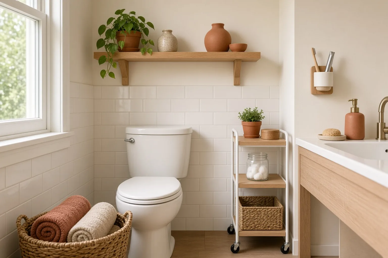 Small Bathroom Organization Ideas That Don't Require Renovation