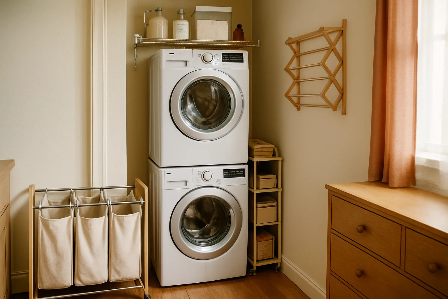 Small Laundry Room Organization: Storage That Fits Beside the Machine