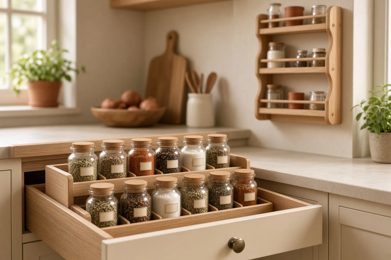 Spice Rack Organization: Wall, Drawer or Cabinet?