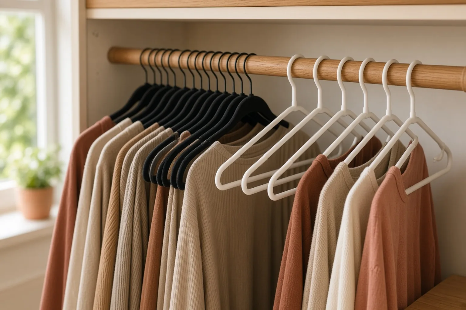 Velvet Hangers vs Plastic Hangers: Which Saves More Space?
