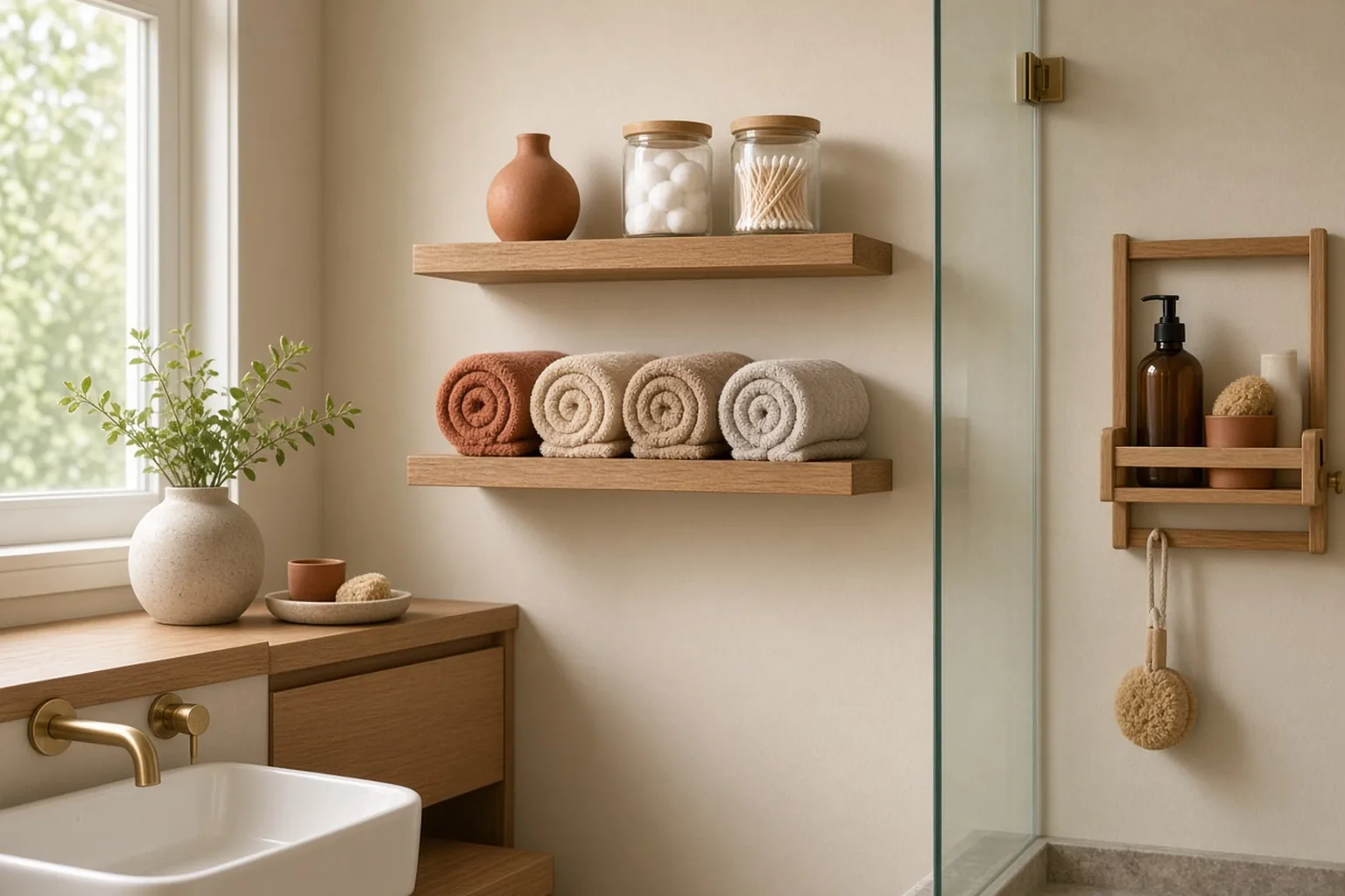 Bathroom organization guides