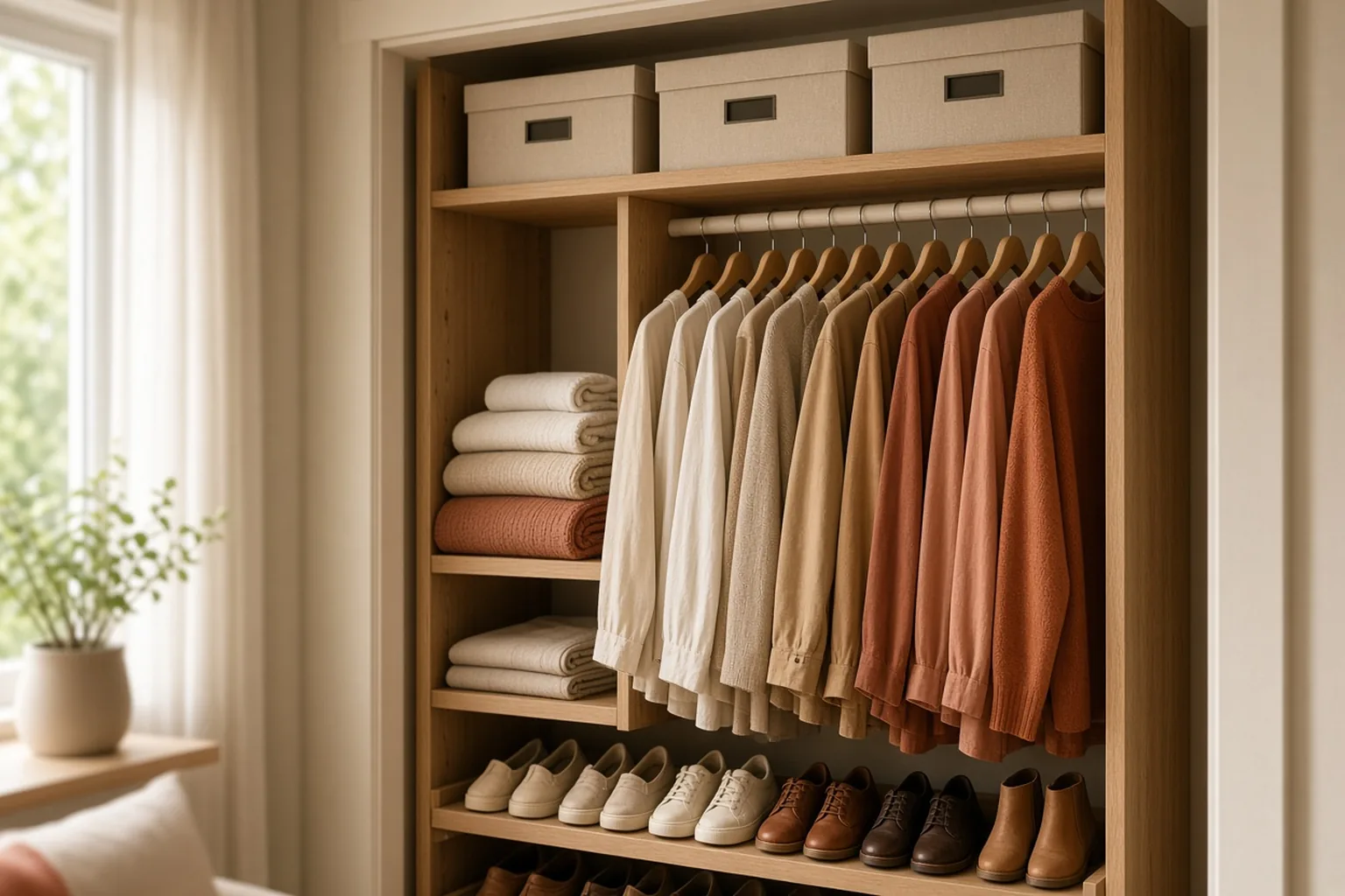 Closet organization guides
