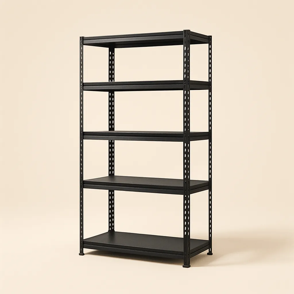 Freestanding 5-tier metal garage shelving unit – illustrative image, see the listing on Amazon for actual photos