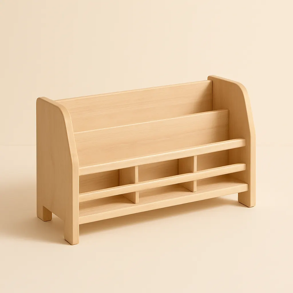 Low Front Facing Bookshelf For Kids Room