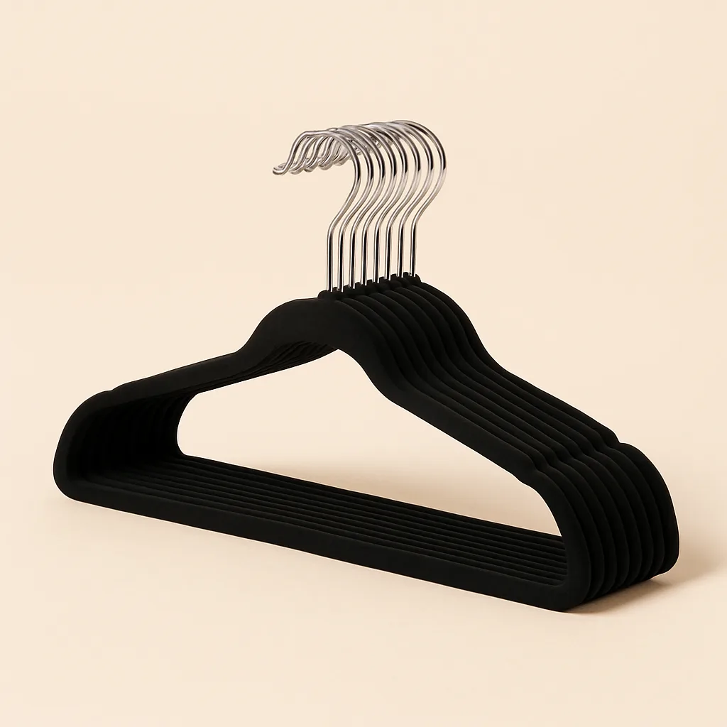 Slim non-slip velvet hangers – illustrative image, see the listing on Amazon for actual photos