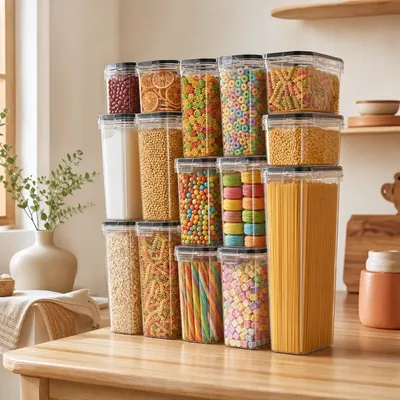 Food storage containers – illustrative image, see the listing on Amazon for actual photos
