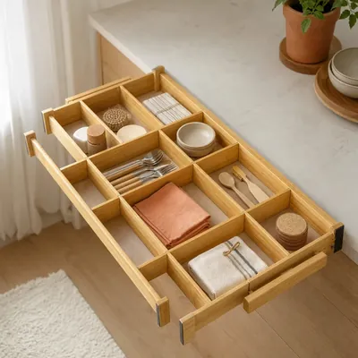 Expandable Kitchen Drawer Dividers