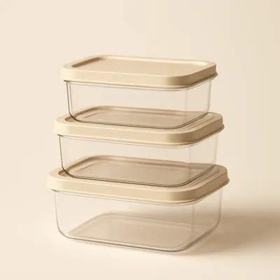 Stackable food storage containers