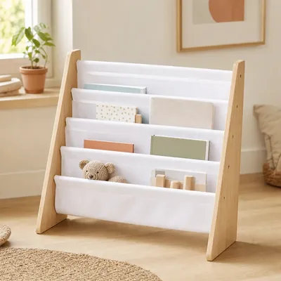 Low Front Facing Bookshelf For Kids Room
