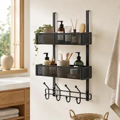 Over Door Bathroom Organizer – illustrative image, see the listing on Amazon for actual photos