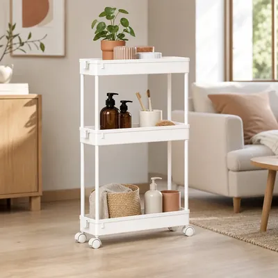 Freestanding slim storage towers – illustrative image, see the listing on Amazon for actual photos