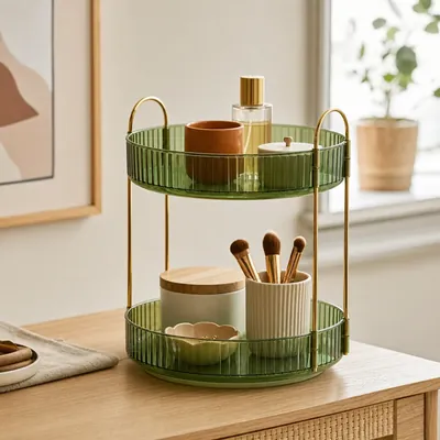 Tiered skincare and cosmetic stands – illustrative image, see the listing on Amazon for actual photos