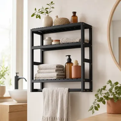 Wall-mounted shelves – illustrative image, see the listing on Amazon for actual photos