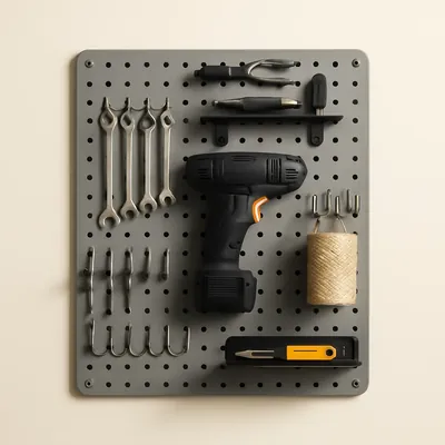 Wall Mounted Garage Pegboard Tool Organizer – illustrative image, see the listing on Amazon for actual photos