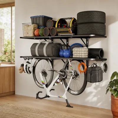Wall-mounted shelving – illustrative image, see the listing on Amazon for actual photos