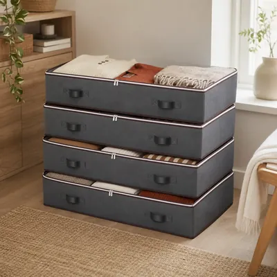 Zippered under-bed storage bags – illustrative image, see the listing on Amazon for actual photos