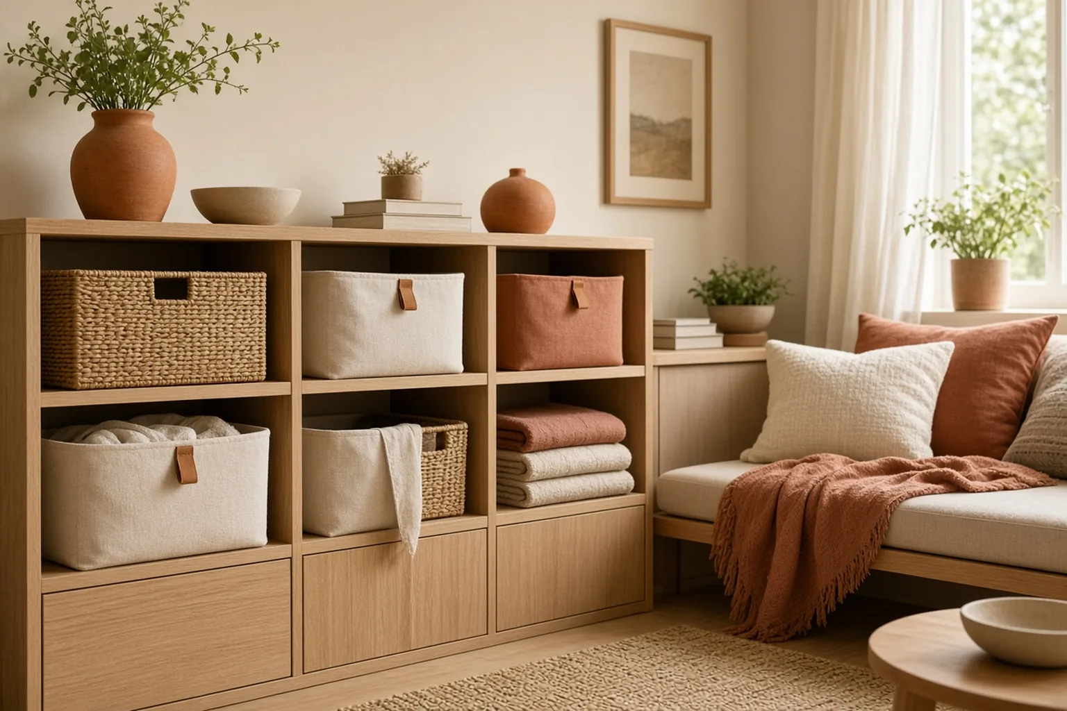 Best Storage Bins and Bin Systems for Small Homes – example of the finished setup