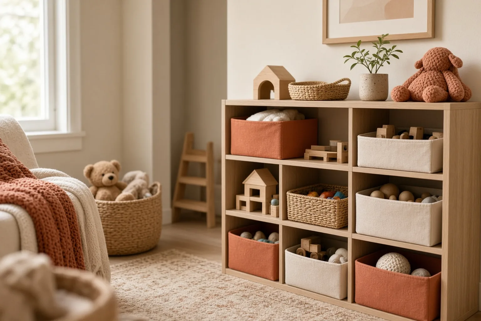 Best Toy Storage Organizers for Playrooms – example of the finished setup