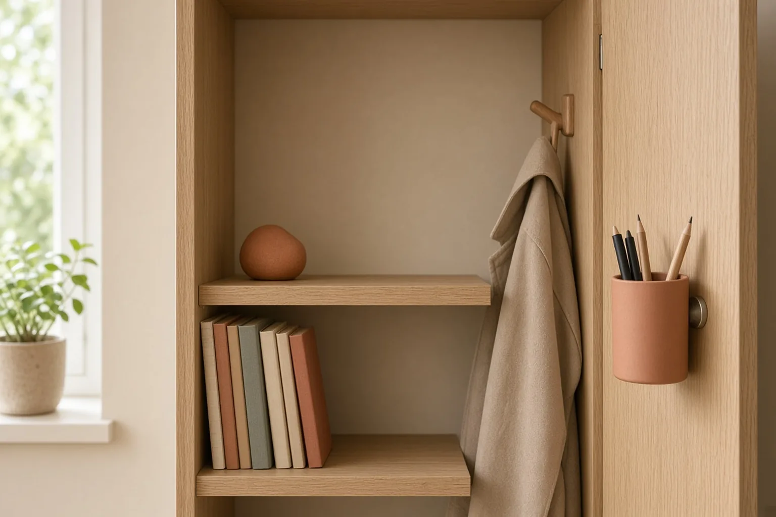 Locker Organization Ideas That Actually Fit – example of the finished setup