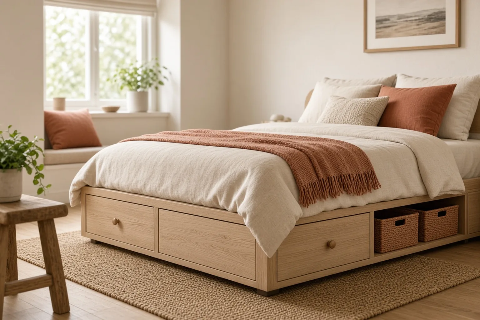 Under-Bed Storage Solutions Buying Guide – example of the finished setup