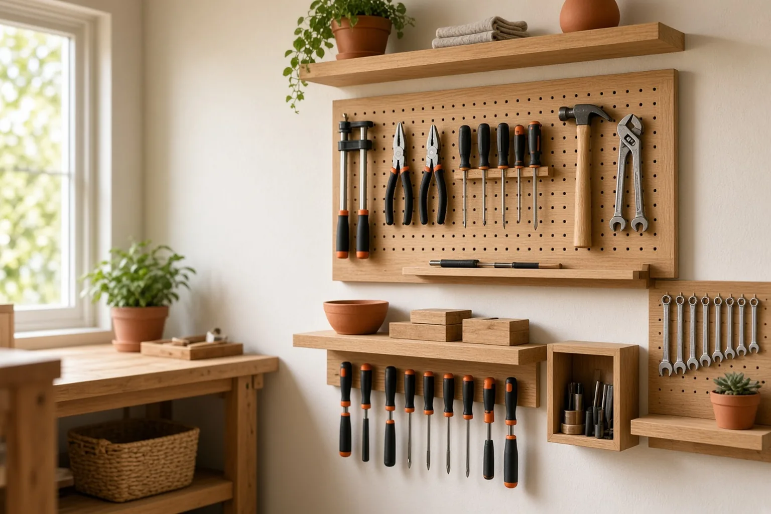 Wall-Mounted Tool Organizers Buying Guide – example of the finished setup
